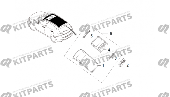 Крыша Haval H2