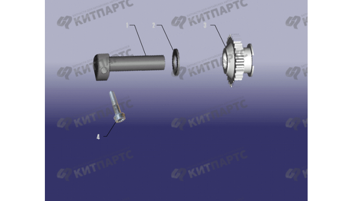 Ось промежуточной шестерни зад Chery Fora (A21)